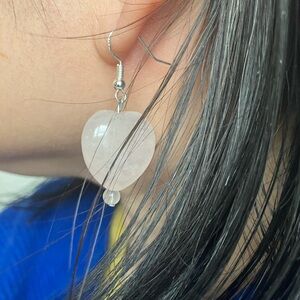 Rose Quartz earrings